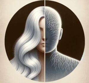 若白髪が多い人ははげない?